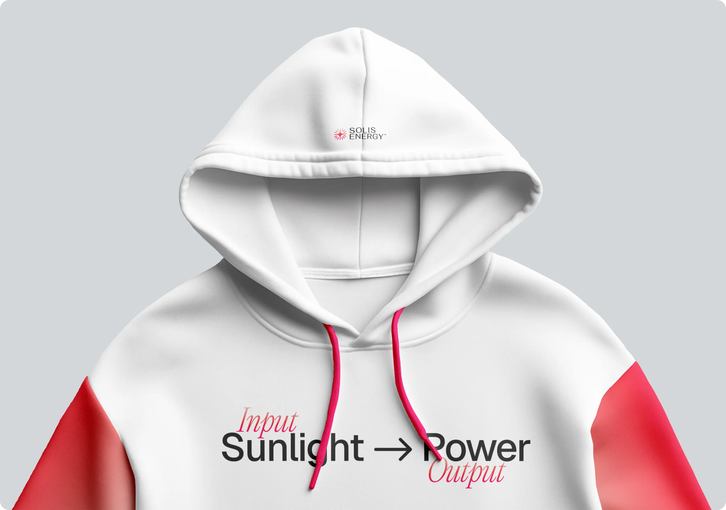 Solis Energy Hoodie Merchandise Mockup